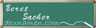 Beret Sacher Visitenkarte